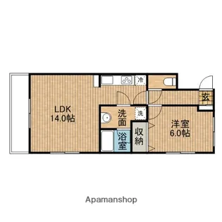 サンロイヤル【301号室】の間取り