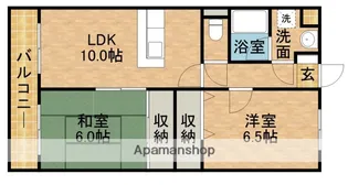 STATION FRONT【4階】の間取り