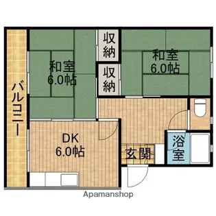 カトリエーム吉永【2階】の間取り