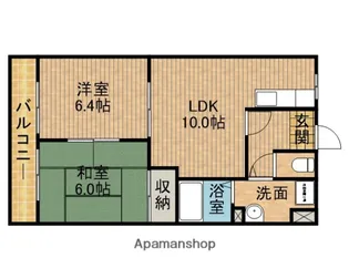 HIトピア藤枝Ⅱ【2階】の間取り
