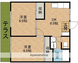 サンライフIkeda B【105号室】の間取り