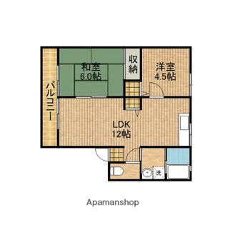 ピュアⅡB【1階】の間取り