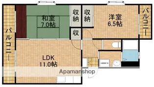 アクシア飯田【1階】の間取り