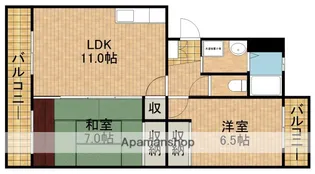 アクシア飯田【1階】の間取り