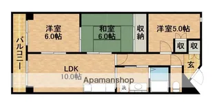 シティプレイス【4階】の間取り