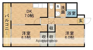 十王マンション【4階】の間取り