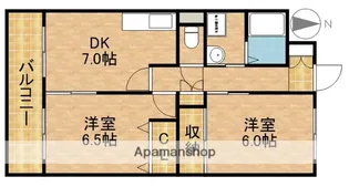 十王マンション【2階】の間取り