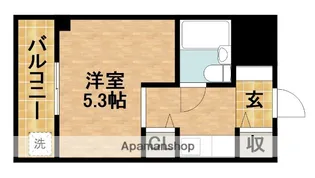 1Rの間取り画像