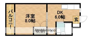マンション昴A【3階】の間取り