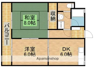 マンションみずほⅢ【3階】の間取り