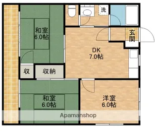 ファミール神田【2階】の間取り