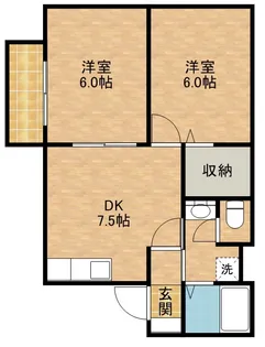 ジュリアードハウス【2階】の間取り