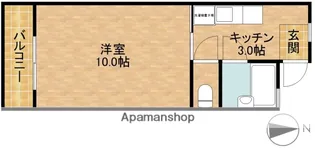 メゾンルクール【3階】の間取り