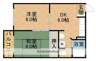 マルベリーハウス【2階】の間取り