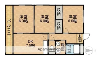 マンションレイゴ【303号室】の間取り