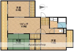エクレールB【2階】の間取り