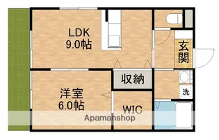 ガーデンコートA【1階】の間取り