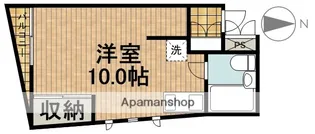グリーンフラッツ天神町【3階】の間取り