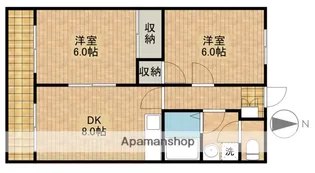マンション楠通りⅡ【203号室】の間取り