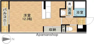 グランストーク上西【1階】の間取り