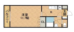 グランドール【1階】の間取り