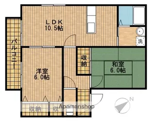 カサグランデ【1階】の間取り