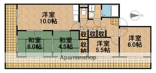 ユニゾン常盤【605号室】の間取り
