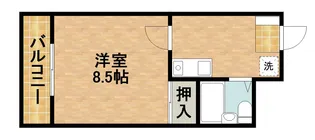 ビクトリアパレス【1階】の間取り