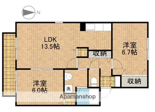 アネシス【103号室】の間取り