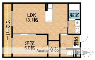 ベタニア【2階】の間取り