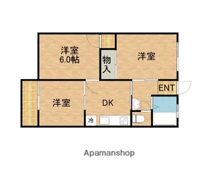 エクセランC【101号室】の間取り