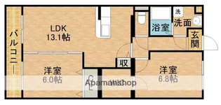 エスポワール【2階】の間取り