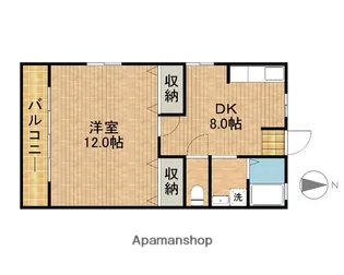 スプリングハウスⅠ【2階】の間取り