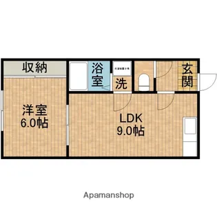 コーポ小貫【1階】の間取り