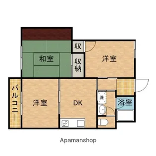 メゾンアルファ【5階】の間取り