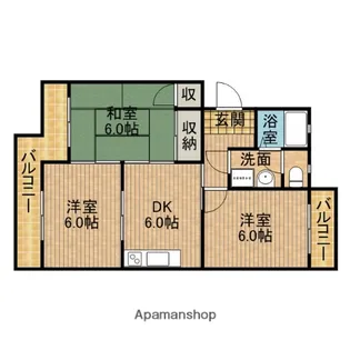 アーバンライフユイ【2階】の間取り