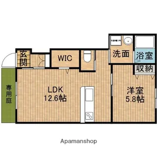 カーサ・ありのみ【1階】の間取り