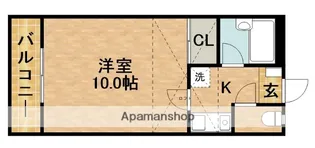 ヴィラルバ・エス【203号室】の間取り