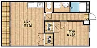 エポックパレス【1階】の間取り