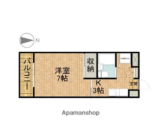TJハイツ住吉【4階】の間取り