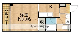 オリオンアパートメント【1階】の間取り