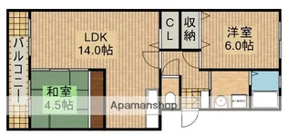 メローネINN【2階】の間取り
