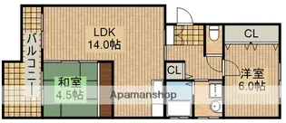 メローネINN【3階】の間取り