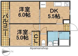 ゆうあい【1階】の間取り