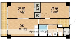 半田山ハイツA【2階】の間取り