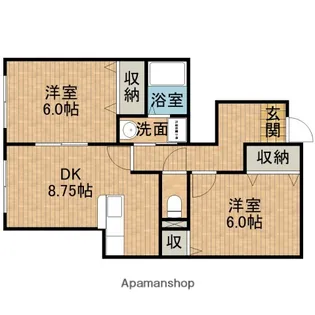メゾン中村【C号室】の間取り