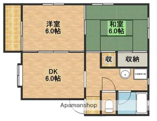 フロイデン【1階】の間取り