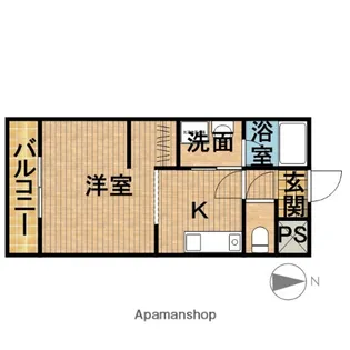 LALAHILL’S PART2【1階】の間取り