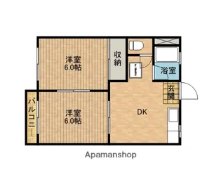 フォーブル村松Ⅰ【2階】の間取り