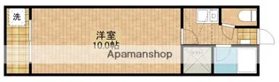 セザンヌ大知波【108号室】の間取り